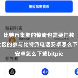 比特币集聚的惊奇也需要扫数这个词社区的参与比特派电话安卓怎么下载bitpie