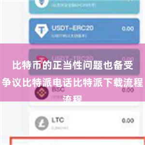 比特币的正当性问题也备受争议比特派电话比特派下载流程